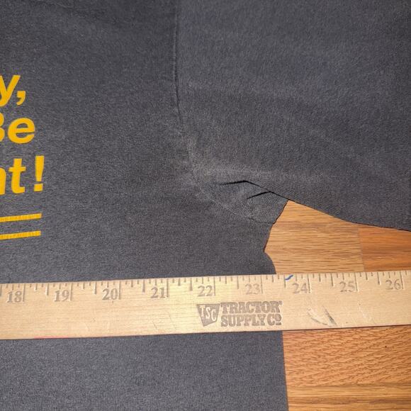 RARE! Single Stitch Vtg Funny US Marines T-Shirt Gray Size XL Semper Fidelis - Picture 7 of 10